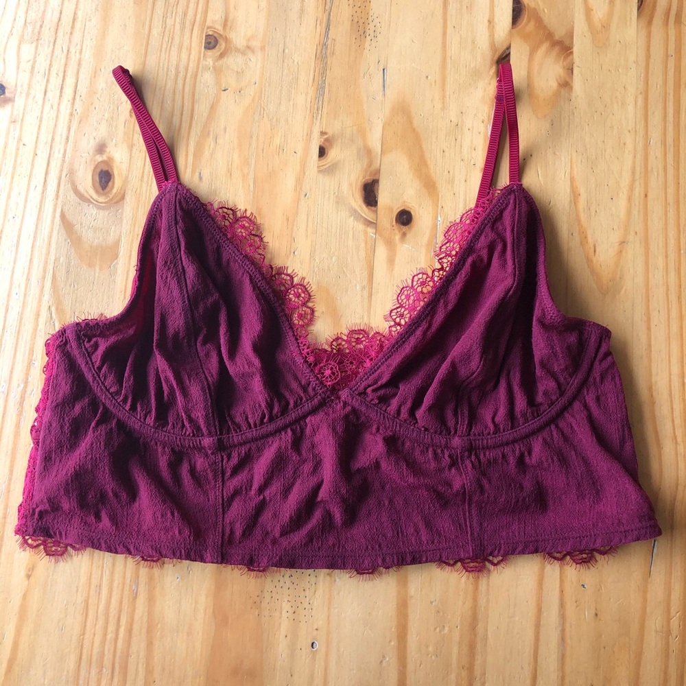 Free People red bralette